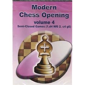 Modern Chess Opening, Vol. 4: Semi-Closed Games (1.d4 Nf6 2.c4 g6) Chess Software on CD by