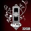 USB Flash Drive Swarov Black 32gb Memory Card
