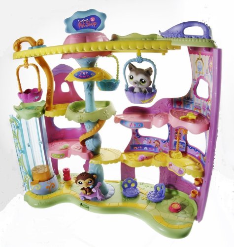 Littlest Pet Shop - Play And Display Pet Town Playset