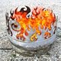 30 Inch Beach Burner Portable Bonfire Handcrafted Steel Firepit
