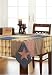 Tablecloth - Patriotic Patch - Primitive Country Rustic Plaid Star Linen Table Cloth