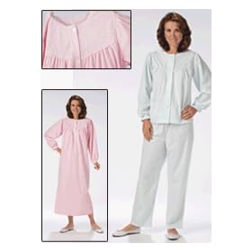 Buy Brushed Fleece Pajamas and Gown - Nightgown: SM, MED, LG by Carol Wright Gifts