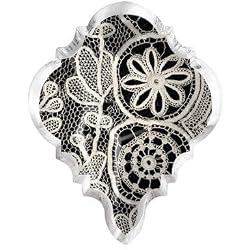 Lace Design Fringe Studio Chandlier Crystal Drop Shape Magnet