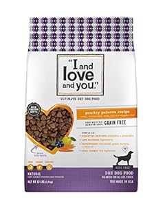 I and Love and You, Nude Food Dog Food, Grain Free Natural Kibble, Poultry Palooza, 13Lb I and Love and You, Nude Food Dog Food, Grain Free Natural Kibble, Poultry Palooza, 13Lb