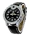 Combined Lighter and Wrist Watch Mens with Inbuilt LED Lights Collectable Refillable Butane Cigarette Cigar Electronic Torch Lighter better than a Clipper / Zippo -Black