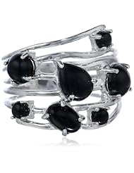 Sterling Silver Gemstone Multi-Stone Ring