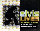 Elvis Presley 2 Decks Playing Cards in Tin - NEW