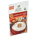 Simply Organic Dip Mix, Spicy Peppercorn Ranch, 1.4-Ounce Packets (Pack of 12)