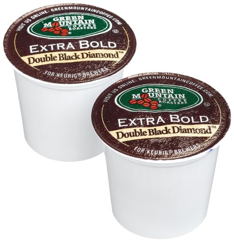 Green Mountain Coffee Double Black Diamond (Extra Bold), K-cups For Keurig Brewers, 24-count,  Boxes (Pack of 2)