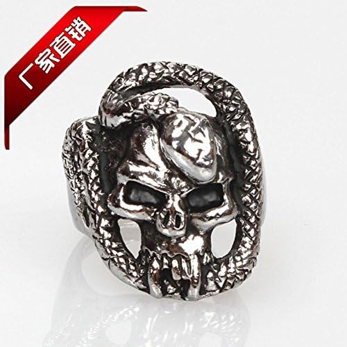 Fashion FreeZone NJ033 Wonderful Jewelry retro Punk Rock Gothic accessories men alloy skeleton snake ring Perfect Gift