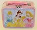 Disney Princess Trio Small Embossed Lunch Box Tin/ Carry-all