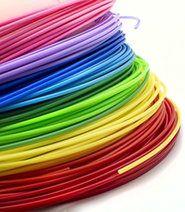 3D Pen Filament Refills - 1.75mm ABS 300 Linear Feet (20 ft Each) Total of 15 Colors