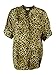 Calvin Klein Women's Plus-Size Print Roll-Sleeve Shirt