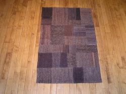 Handmade Turkish Parcha Kilim Rug 2'10"x4'5"