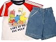 Boy's Sesame Street 2 Piece Set - Shirt and Shorts