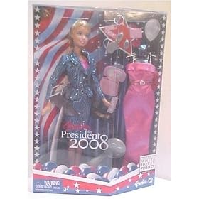 2008 Barbie for President Fashion Doll Blonde