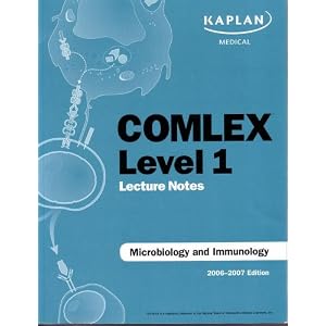 Click here to buy Kaplan Medical COMLEX Level 1 Microbiology and Immunology Lecture Notes by Christine Schaar, Louise Hawley, Don J. Dunn, and Mary Ruebush.
