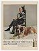 1969 Johnny Carson St Bernard Photo Smirnoff Fresca Print Ad (24421)