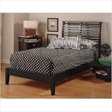 IMAGE OF Bundle-84 Dio Bed in Black with FREE Mirror! Size: Twin
