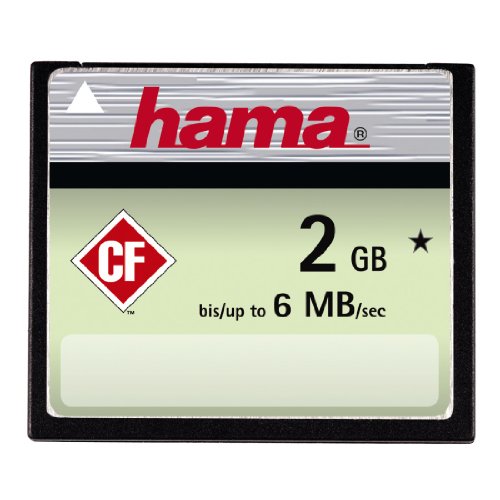 Hama Compact Flash (CF) 2GB Speicherkarte (original Handelsverpackung) Preisvergleich