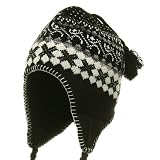 Knit Fleece Helmet-Black W27S12D