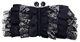 Drap Satin Snake Print Clutch, Sacs &agrave; main femme