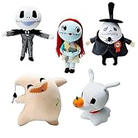 NIGHTMARE BEFORE CHRISTMAS PLUSH SET OF 5