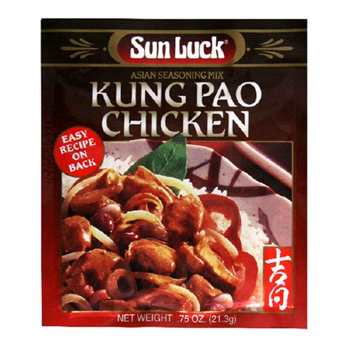 Sun Luck Kung Pao Chicken Mix, 0.75-Ounce Packets (Pack of 48) by Sun Luck