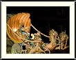 New Orleans Mardi Gras Steeds on Parade Photograph - Beautiful approx. 22x26-inch Framed & Matted - 7/8-inch Rounded, Shiny, Black Metal Frame - Photographic Print by Carol M. Highsmith
