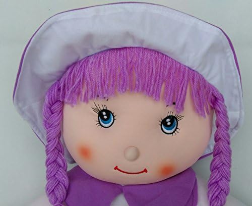 Lollypop Fabric Doll Lavender Cotton Candy 30" tall