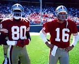 JOE MONTANA & JERRY RICE SAN FRANCISCO 49ERS 8X10 SPORTS ACTION PHOTO (K)