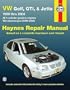 VW Golf, GTI, & Jetta, 1999 Thru 2005: All 4-Cylinder Gasoline Engines; TDI Diesel Engine (1999-2004) [VW GOLF GTI & JETTA 1999-2]