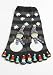 Hot Sox Striped Snowman Toe Slipper Socks Accessory