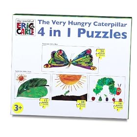 Very Hungry Caterpillar 4 in 1 puzzle