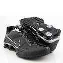 Nike Shox Medallion Mens Shoes Black Silver