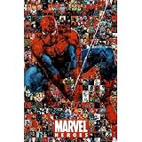 Marvel Heroes (Spider-Man Collage) Movie Poster Print - 22
