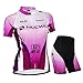 Sponeed Women's Cycle Jersey Bike Clothing Gel Padded