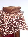 Sun Yin Microplush Throw, Giraffe, 2 Pack Sun Yin Microplush Throw, Giraffe, 2 Pack