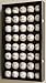 40 Baseball Display Case Cabinet Holder Wall Rack w/ UV Protection