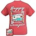 Girlie Girl Originals Happy Camper T-Shirt Coral Silk