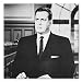 Raymond Burr B&W Matte Photograph - 12x12 Inches (Perry Mason)