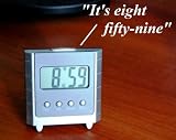 Talking Multifunction Digital Desk & Travel Alarm Clock - Press Button to Hear Time Announced