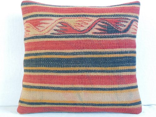Pillow Cover Turkish Oriental Tribal Vintage Modern Organic Soft