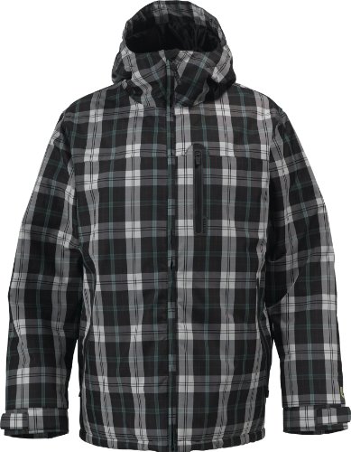 BURTON Herren Snowboardjacke MERISTEM DWN, GMP T BLACKTARTAN PLAID, M, 232418