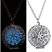Glow In the Dark Necklace Can Open - 2 pcs