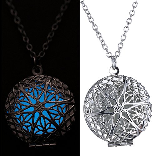 Glow In the Dark Necklace Can Open - 2 pcs