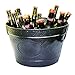 Hillcrest Pebbled Beverage Bucket Color: Black