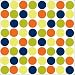 Wall Pops Lots of Dots Blue Blox Squares Self Stick Wall Art