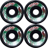 BIGFOOT PARADISE Longboard Wheels 76mm Black 78a Abec 9