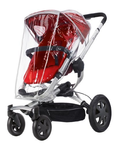 Imagen 6 de Quinny 60305830 Buzz 3 - Silla de paseo con cesta, capota, protector para la lluvia y adaptador para capazo Quinny Dreami o MaxiCosi (3 ruedas), color rojo